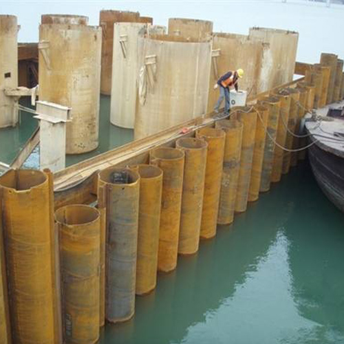 浙江钢护筒现场安装